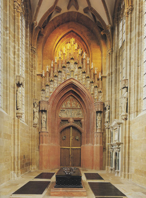 Západní portál dómu sv. Donáta a sv. Jana evangelisty v Míšni