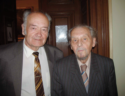 Jaroslav Hubáček (Ostravská univerzita) a František Daneš