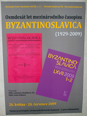 Jubileum mezinárodního časopisu Byzantinoslavica