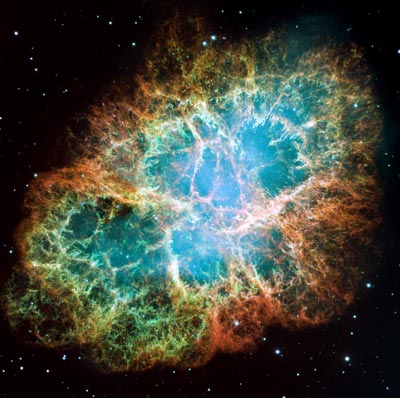 Krabí mlhovina: zbytek supernovy z 11 stol. n. l.