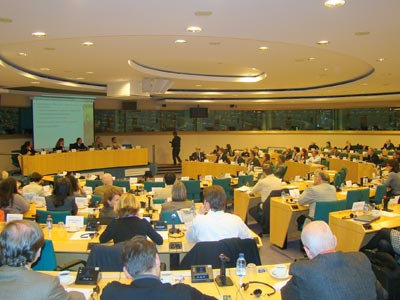 Konference o výzkumu biodiverzity se uskutečnila v jednacím sále Evropského parlamentu.