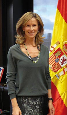 Španělská ministryně pro výzkum a inovace Cristina Garmendia Mendizábalová